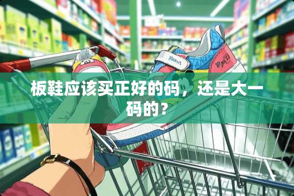 板鞋应该买正好的码，还是大**的？