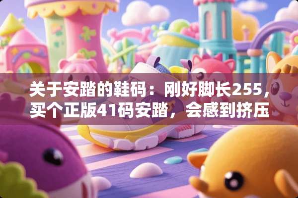关于安踏的鞋码：刚好脚长255，买个正版41码安踏，会感到挤压吗？