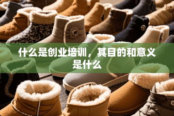 什么是创业培训，其目的和意义是什么