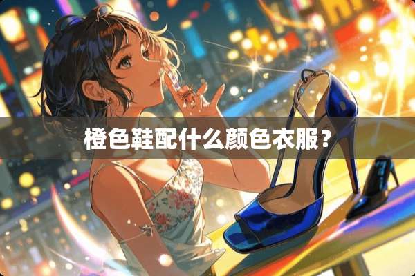 橙色鞋配什么颜色衣服？