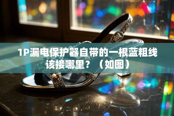 1P漏电保护器自带的一根蓝粗线该接哪里？（如图）