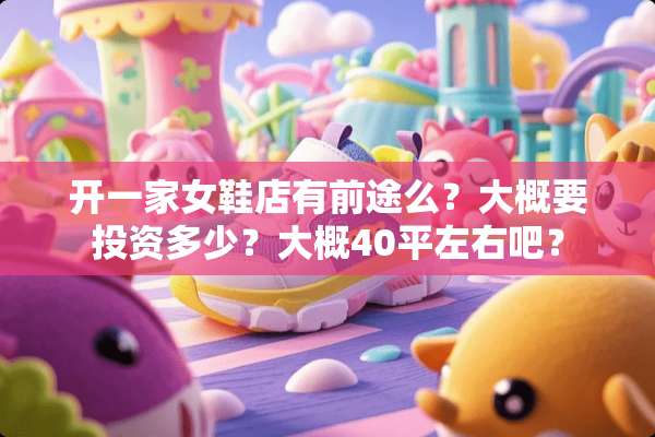 开一家女鞋店有前途么？大概要投资多少？大概40平左右吧？