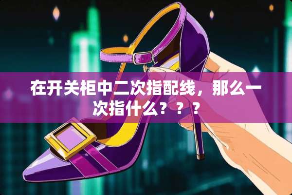 在开关柜中二次指配线，那么一次指什么？？？