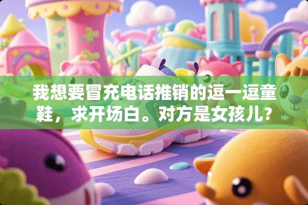 我想要冒充电话推销的逗一逗童鞋，求开场白。对方是女孩儿？