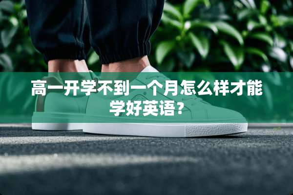 高一开学不到一个月怎么样才能学好英语？
