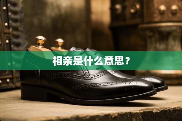 相亲是什么意思？