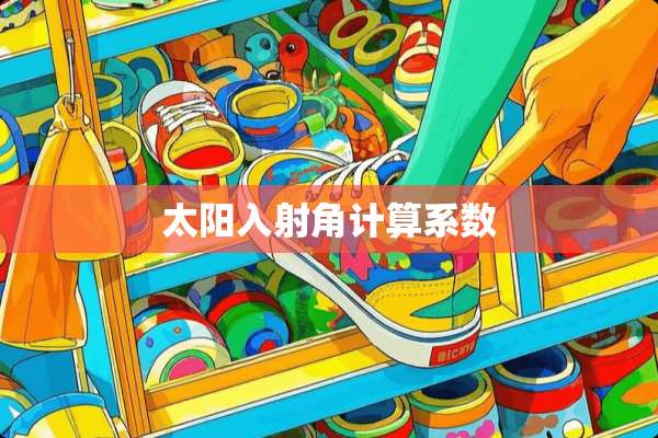 太阳入射角计算系数