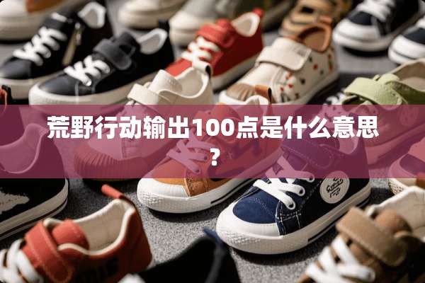 荒野行动输出100点是什么意思？