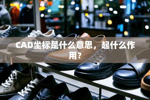 CAD坐标是什么意思，起什么作用？