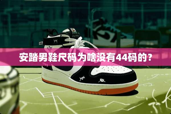 安踏男鞋尺码为啥没有44码的？