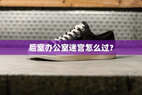 后室办公室迷宫怎么过？