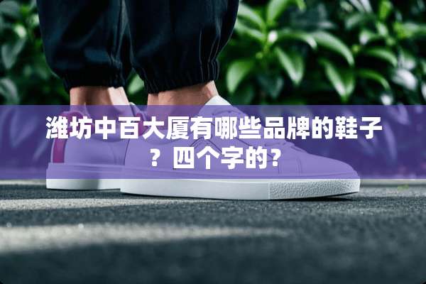 潍坊中百大厦有哪些品牌的鞋子？四个字的？