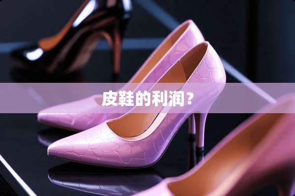 皮鞋的利润？