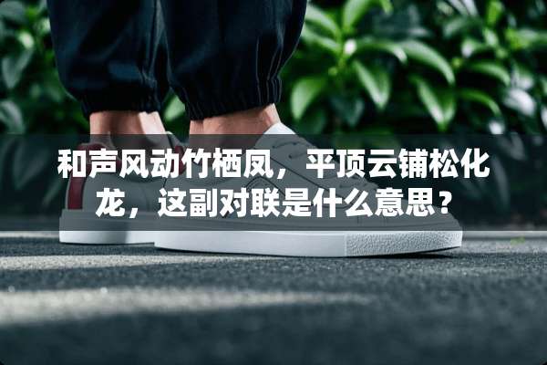 和声风动竹栖凤，平顶云铺松化龙，这副对联是什么意思？