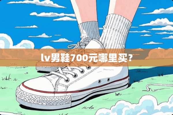 lv男鞋700元哪里买？