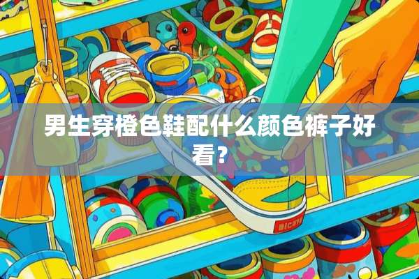 男生穿橙色鞋配什么颜色裤子好看？