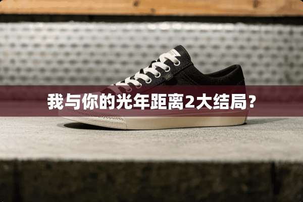 我与你的光年距离2大结局？