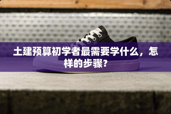 土建预算初学者最需要学什么，怎样的步骤？