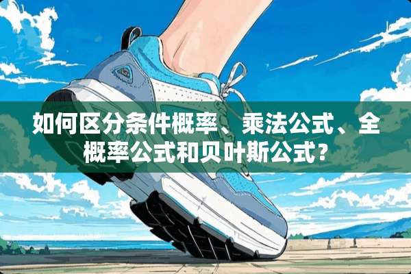 如何区分条件概率、乘法公式、全概率公式和贝叶斯公式？