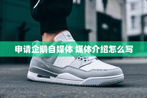 申请企鹅自媒体 媒体介绍怎么写