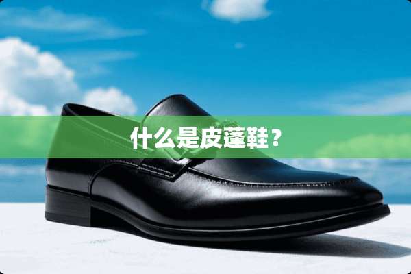 什么是皮蓬鞋？