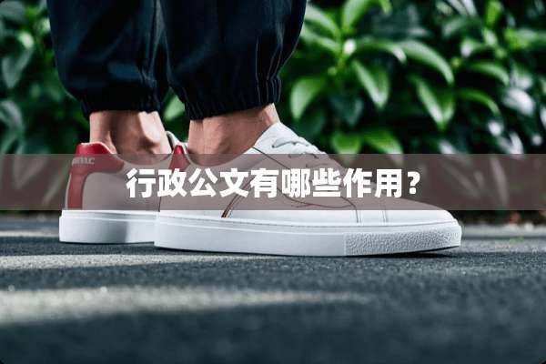 行政公文有哪些作用？