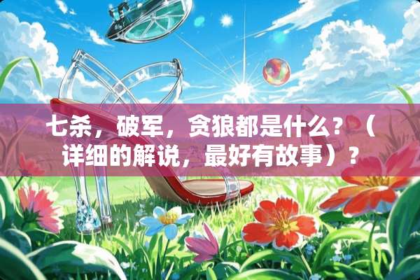 七杀，破军，贪狼都是什么？（详细的解说，最好有故事）？