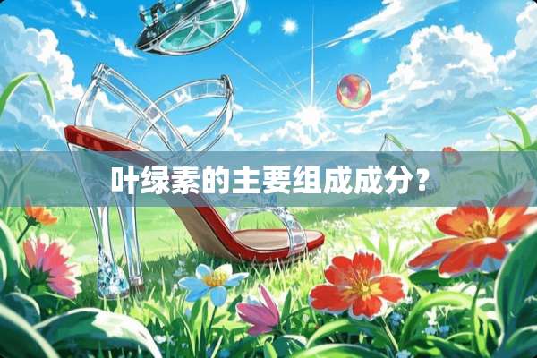 叶绿素的主要组成成分？