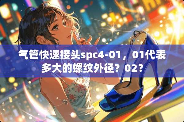 气管快速接头spc4-01，01代表多大的螺纹外径？02？