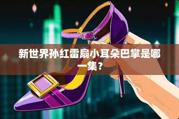 新世界孙红雷扇小耳朵巴掌是哪一集？