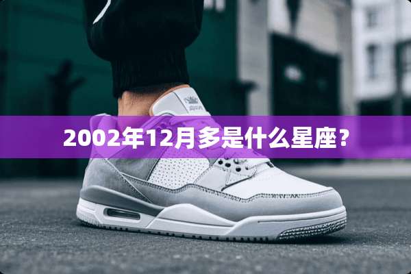 2002年12月多是什么星座？