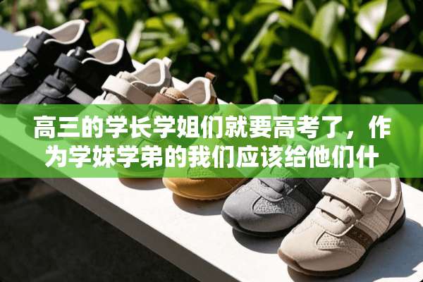 高三的学长学姐们就要高考了，作为学妹学弟的我们应该给他们什么样的礼物呢？