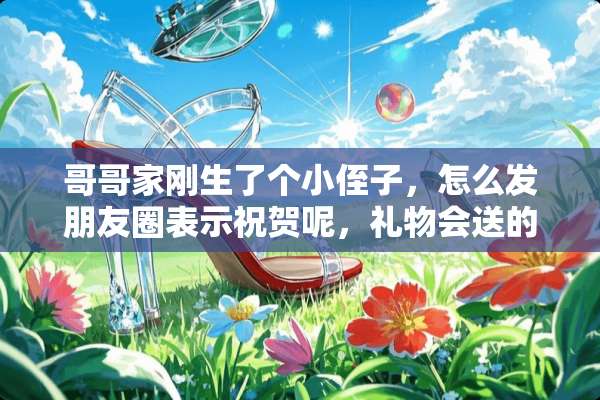 哥哥家刚生了个小侄子，怎么发朋友圈表示祝贺呢，礼物会送的，就是朋友圈怎么发！